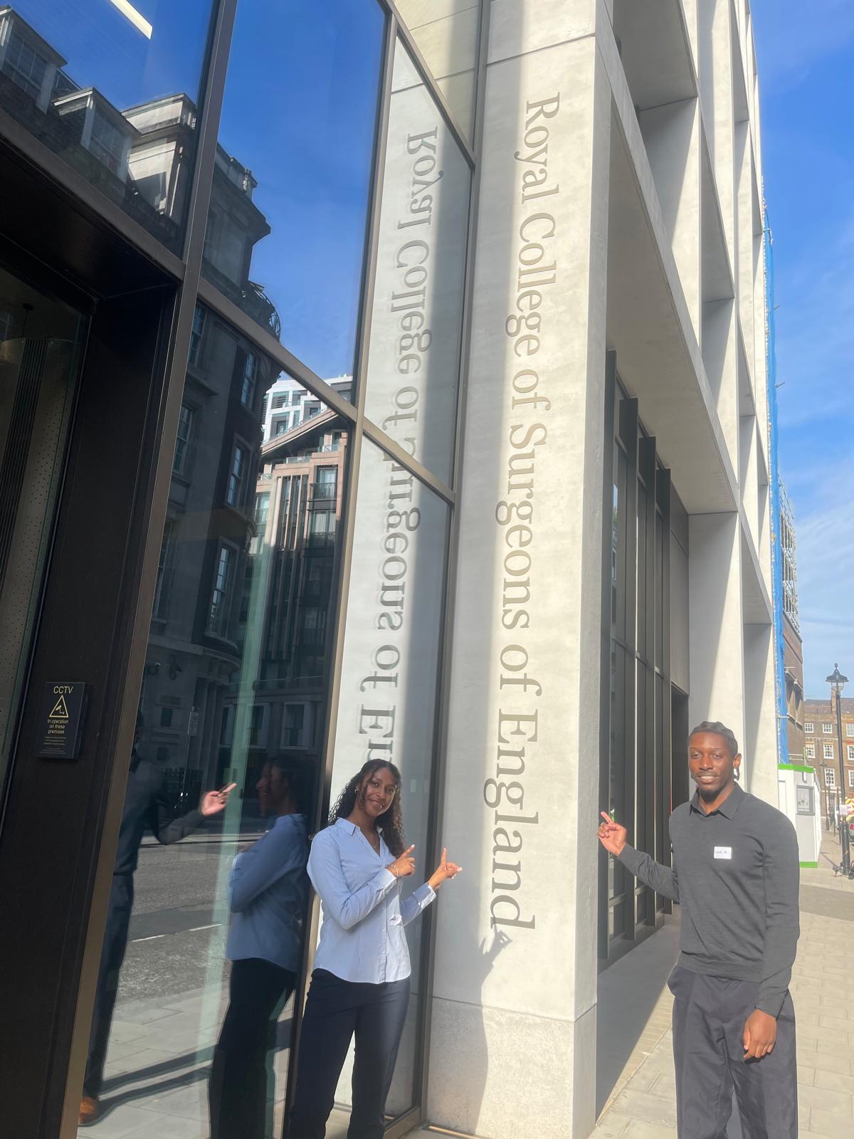 Pettian and Carl outside RCSE
