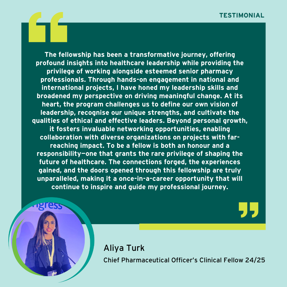 Aliya Turk CPhO Testimonial