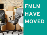Image showing office chairs and boxes for FMLM moving address